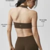 Alo Softsculpt Feel the Heat halterbeha - Espresso
