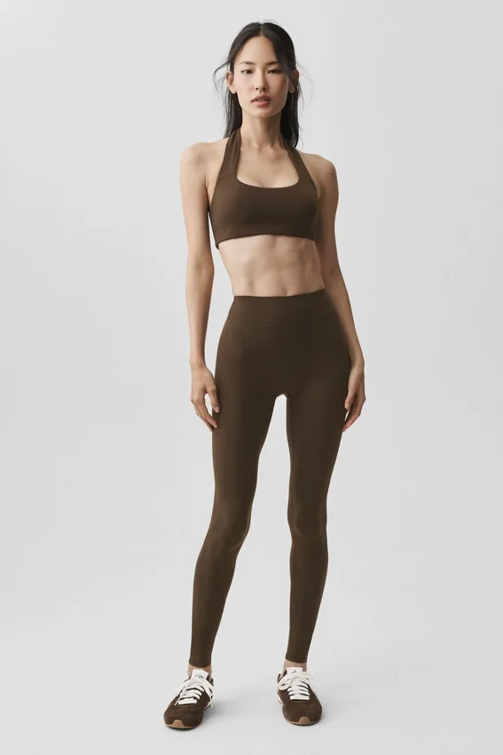 Alo Softsculpt Feel the Heat halterbeha - Espresso
