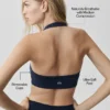 Alo Softsculpt Feel the Heat halterbeha - Navy