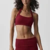 Alo Softsculpt Feel the Heat halterbeha - Summer Romance Red