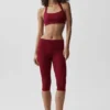 Alo Softsculpt Feel the Heat halterbeha - Summer Romance Red