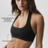 Alo Softsculpt Feel the Heat halterbeha - Zwart