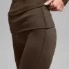 Alo Softsculpt Foldover Flare Legging - Espresso