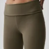 Alo Softsculpt Foldover Flare-legging - Olive Tree