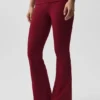 Alo Softsculpt Foldover Flare-legging - Summer Romance Red