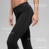 Alo Softsculpt Foldover Flare-leggings – Zwart