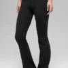 Alo Softsculpt Foldover Flare-leggings – Zwart