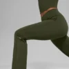 Alo Softsculpt High-Waist 7/8 bootcut legging – olijfgroen