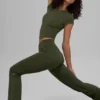 Alo Softsculpt High-Waist 7/8 bootcut legging – olijfgroen