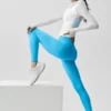 Alo Softsculpt High-Waist 7/8-legging – azuurblauw