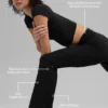 Alo Softsculpt High-Waist 7/8-legging met bootcut - Zwart