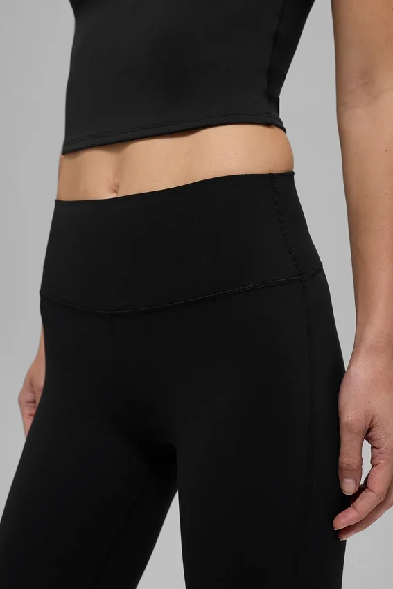 Alo Softsculpt High-Waist 7/8-legging met bootcut - Zwart