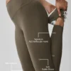Alo Softsculpt High-Waist 7/8-legging – Olive Tree
