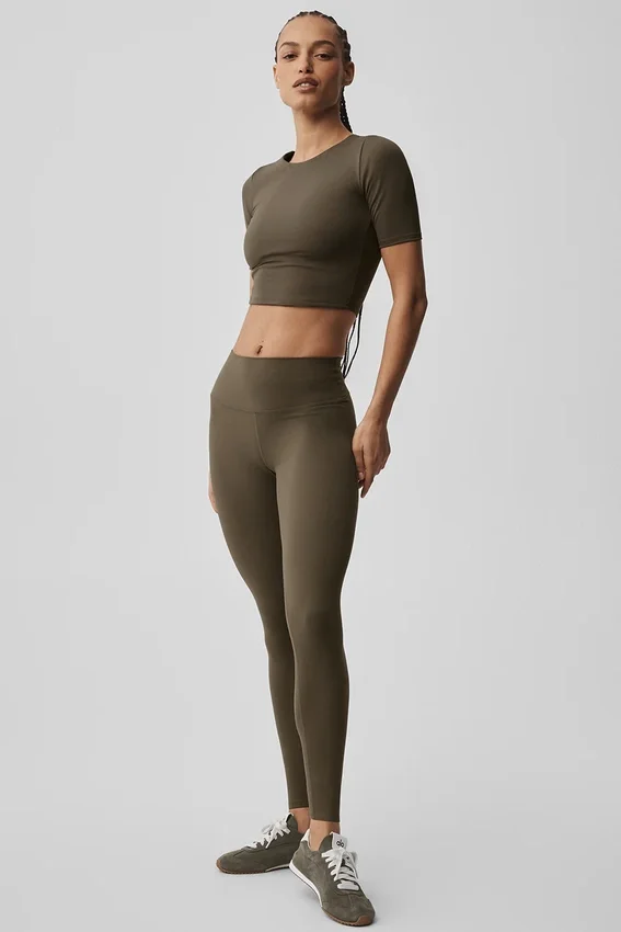 Alo Softsculpt High-Waist 7/8-legging – Olive Tree