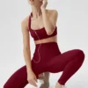 Alo Softsculpt High-Waist 7/8 Leggings - Summer Romance Red
