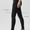 Alo Softsculpt High-Waist 7/8 Superset-Legging - Zwart