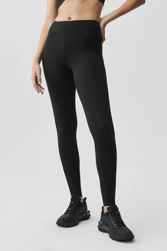 Alo Softsculpt High-Waist 7/8 Superset-Legging - Zwart