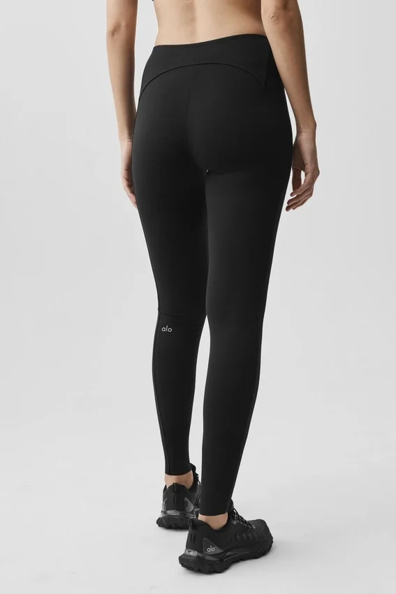 Alo Softsculpt High-Waist 7/8 Superset-Legging - Zwart
