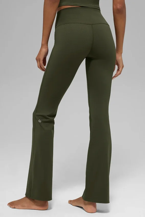 Alo Softsculpt High-Waist Bootcut Legging – olijfgroen
