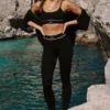 Alo Softsculpt High-Waist Legging ‘Amp It Up’ – Zwart