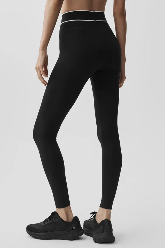 Alo Softsculpt High-Waist Legging ‘Amp It Up’ – Zwart