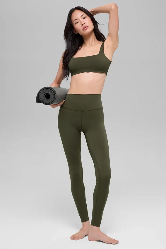 Alo Softsculpt High-Waist Legging - Green Olive