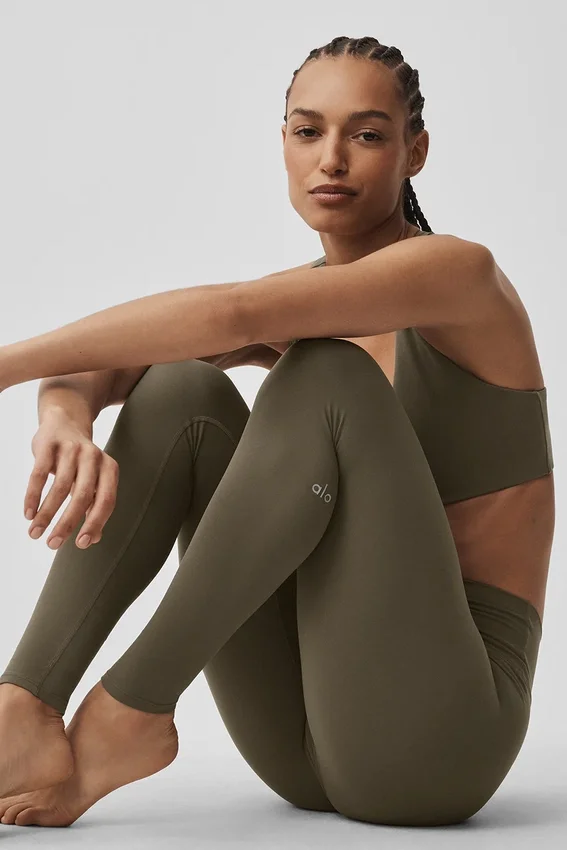 Alo Softsculpt High-Waist Legging - Olive Tree
