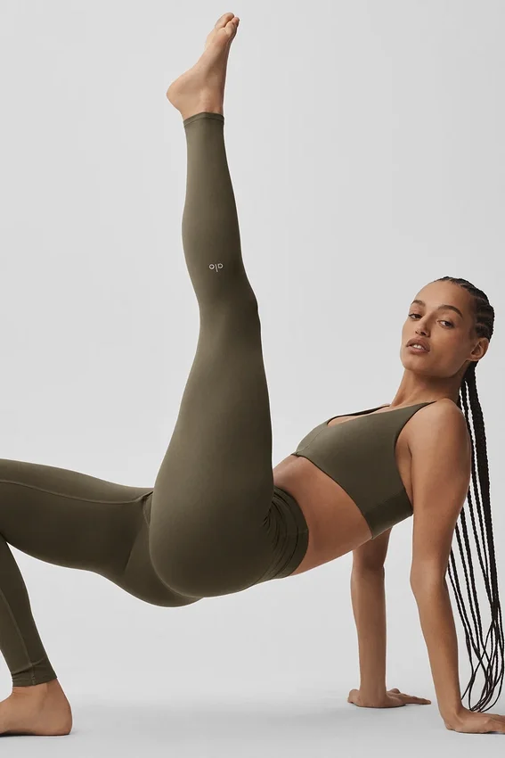 Alo Softsculpt High-Waist Legging - Olive Tree