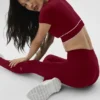 Alo Softsculpt High-Waist Legging - Summer Romance Red