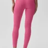 Alo Softsculpt High-Waist Legging uit de Amp It up-collectie – Paradise Pink