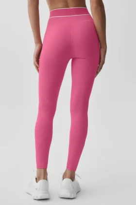 Alo Softsculpt High-Waist Legging uit de Amp It up-collectie – Paradise Pink