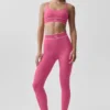 Alo Softsculpt High-Waist Legging uit de Amp It up-collectie – Paradise Pink