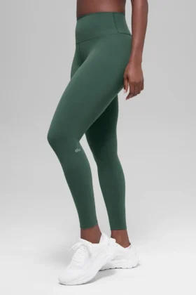 Alo Softsculpt High-Waist Leggings - Clover Green