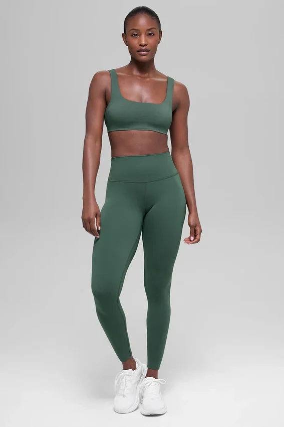 Alo Softsculpt High-Waist Leggings - Clover Green