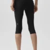 Alo Softsculpt Low-Rise Foldover Capri - Zwart
