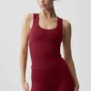 Alo Softsculpt No Nonsense-bh-tanktop – Summer Romance Red