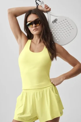Alo Softsculpt No Nonsense-bh-tanktop - Sunshine