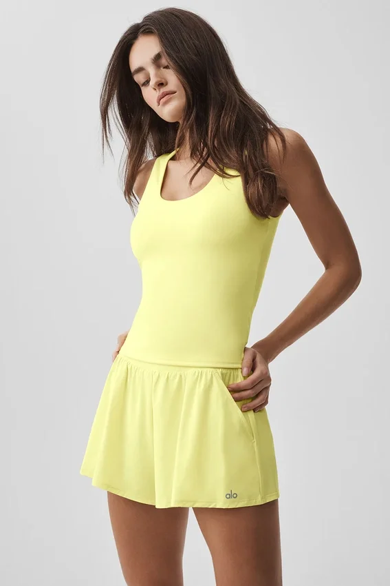 Alo Softsculpt No Nonsense-bh-tanktop - Sunshine