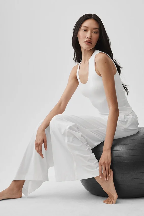 Alo Softsculpt No Nonsense-bh-tanktop - White