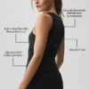 Alo Softsculpt No Nonsense-bh-tanktop - Zwart