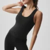 Alo Softsculpt No Nonsense-bh-tanktop - Zwart