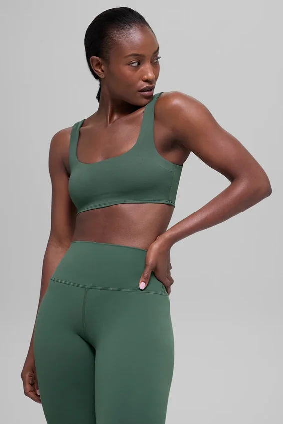 Alo Softsculpt Precision-bh - Clover Green