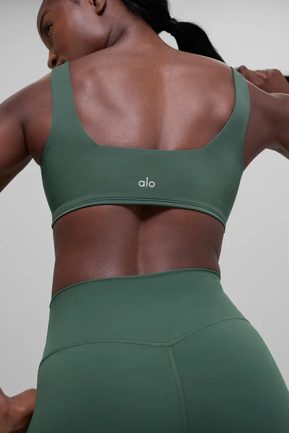 Alo Softsculpt Precision-bh - Clover Green