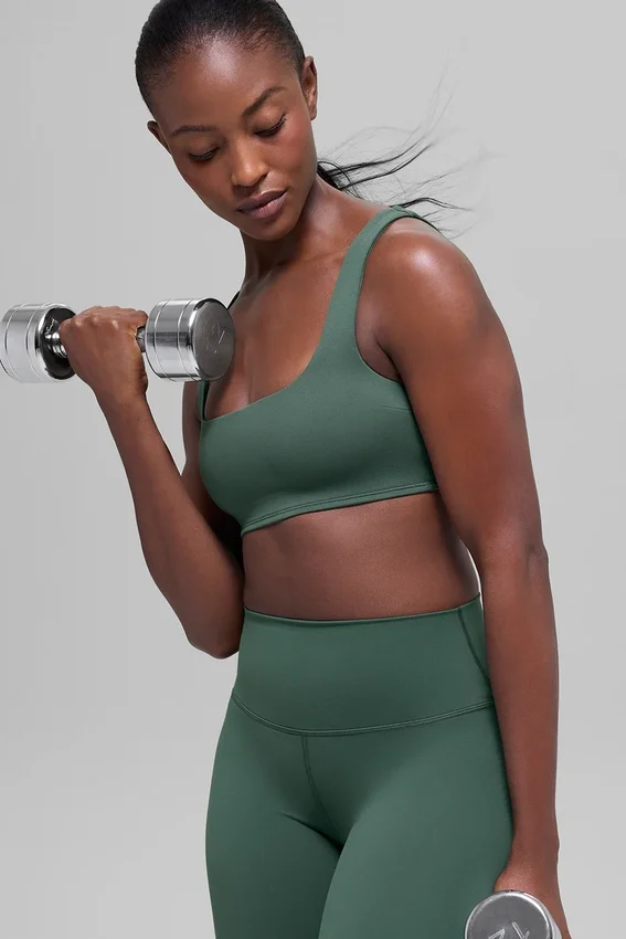 Alo Softsculpt Precision-bh - Clover Green