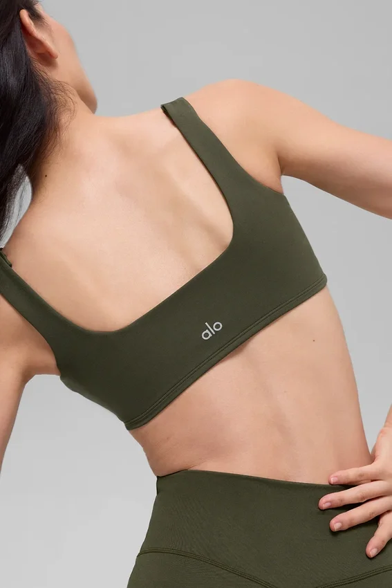 Alo Softsculpt Precision-bh - Green Olive