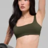 Alo Softsculpt Precision-bh - Green Olive