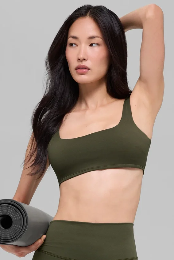 Alo Softsculpt Precision-bh - Green Olive