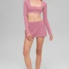 Alo Softsculpt Precision-bh met lange mouwen – Pink Wild Rose