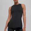 Alo Softsculpt Precision lange beha-tanktop - Zwart