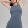 Alo Softsculpt Precision lange bh-tanktop - Bluestone